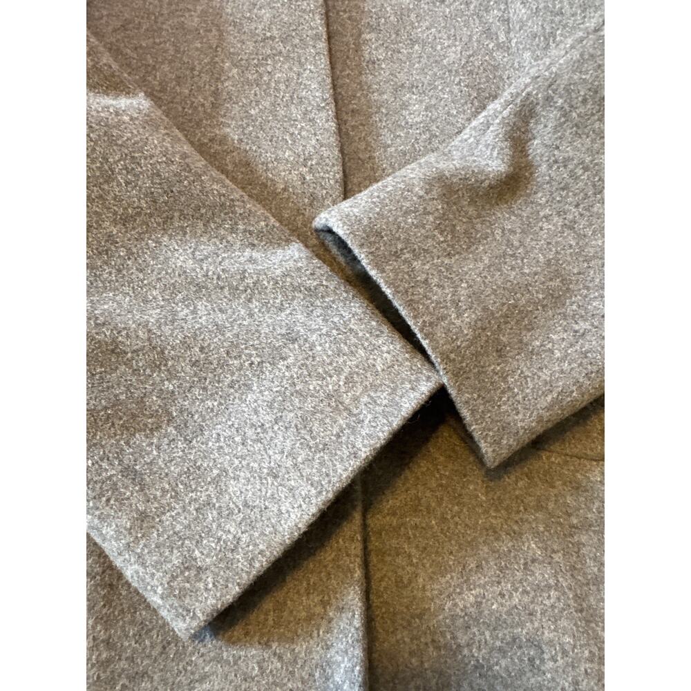Katherine Kelly Cashmere Caccon Coat Gray 8 - Picture 9 of 13